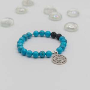 Bracelet pierre semi précieuse turquoise
