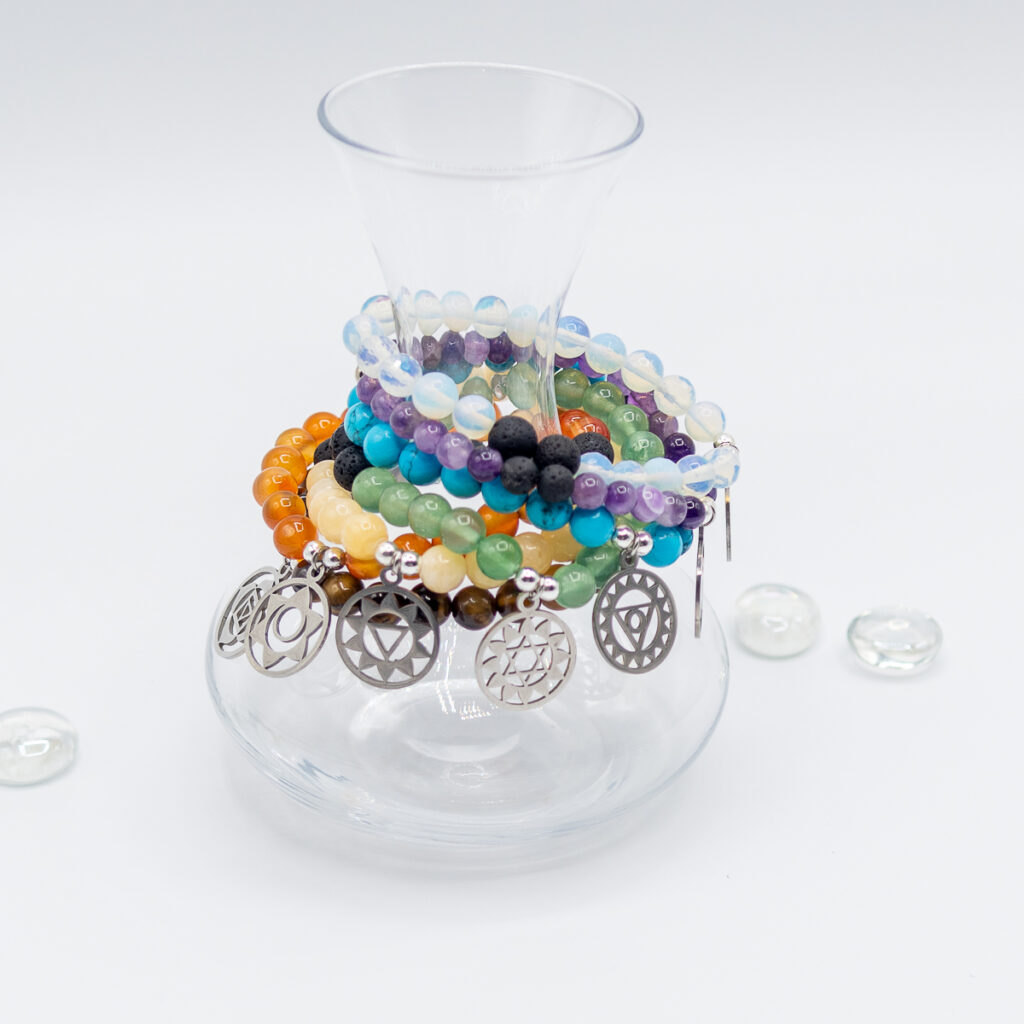 Bracelets pierre semi précieuse 7 chakras