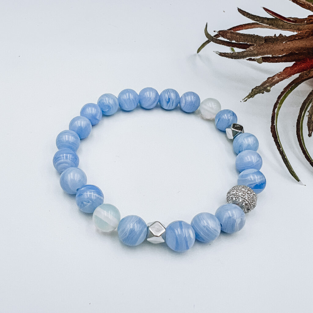 Agate lace blue